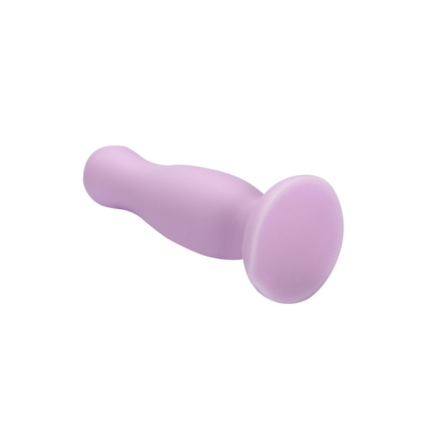 Plug anal ventouse violet pastel taille M 